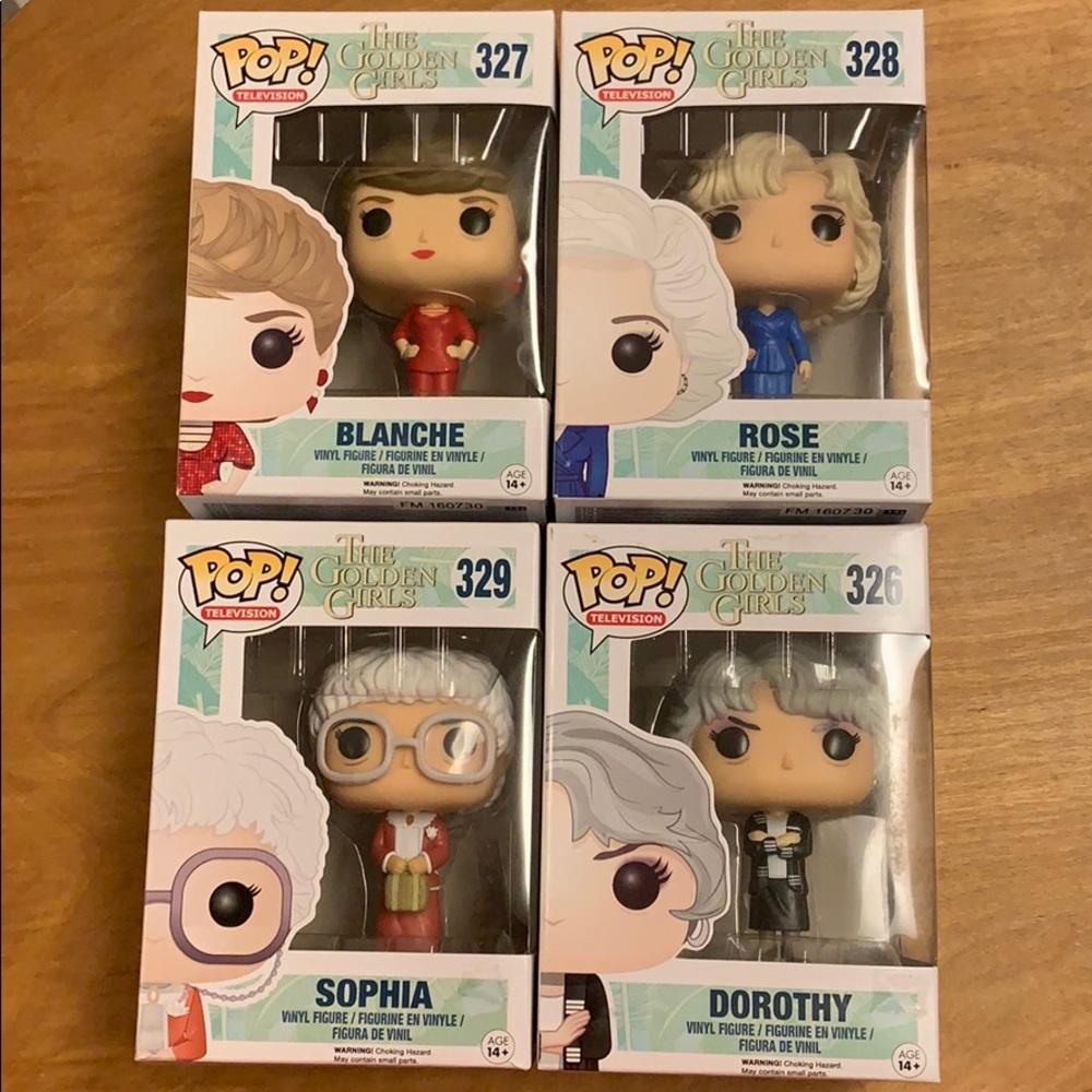 Complete Funko POP Golden Girls Set